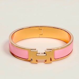 Pink and Gold Bracelet